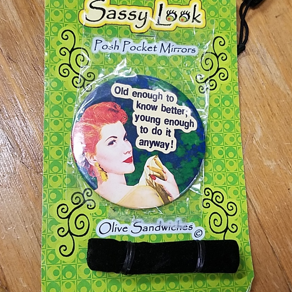 Sassy Posh Pocket Mirror